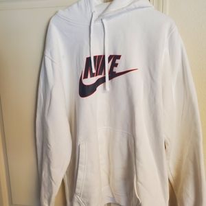 White Nike hoodie
